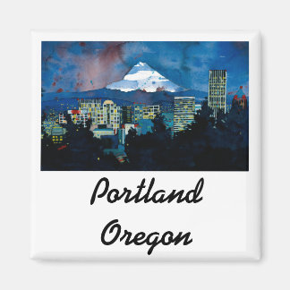 Mt. Hood in the Winter Magnet