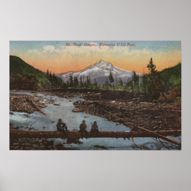 Mt. Hood, Oregon Poster (Front)