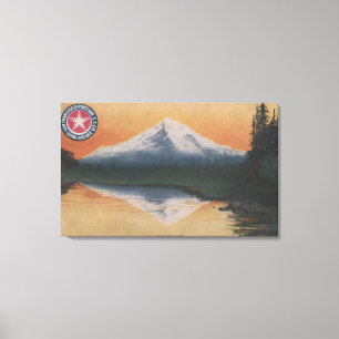 Mt. Hood, Oregon - San Francisco to Portland Canvas Print