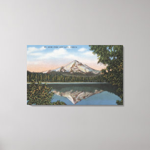 Mt. Hood, Oregon - View of Mountain from Lost 2 Canvas Print