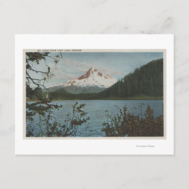 Mt. Hood, Oregon - View of Mountain from Lost 2 Postcard (Front)