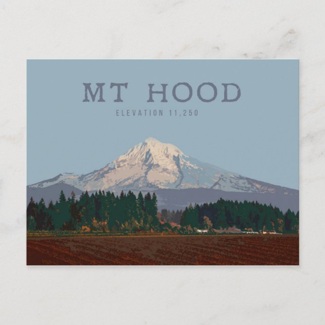 Mt Hood Post Card (Front)