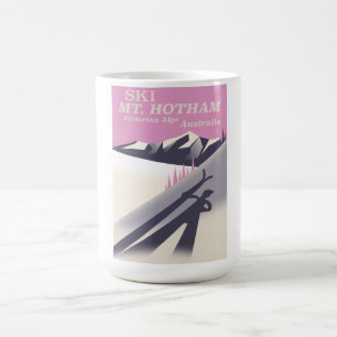 Mt. Hotham, Victorian Alps ski poster. Coffee Mug