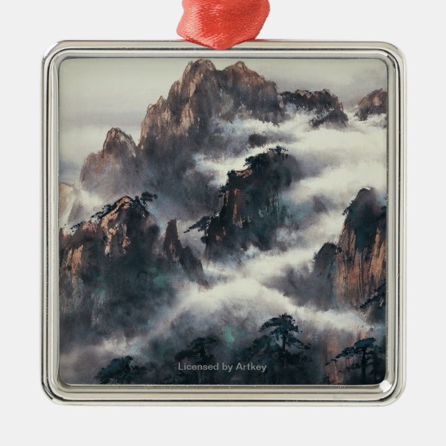 MT. HUANG SHAN METAL TREE DECORATION (Front)