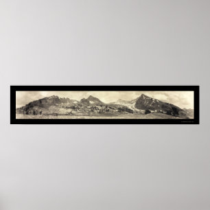 Mt Hyndman ID Photo 1911 Poster