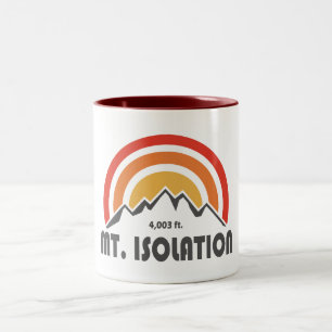 Mt. Isolation New Hampshire Two-Tone Coffee Mug