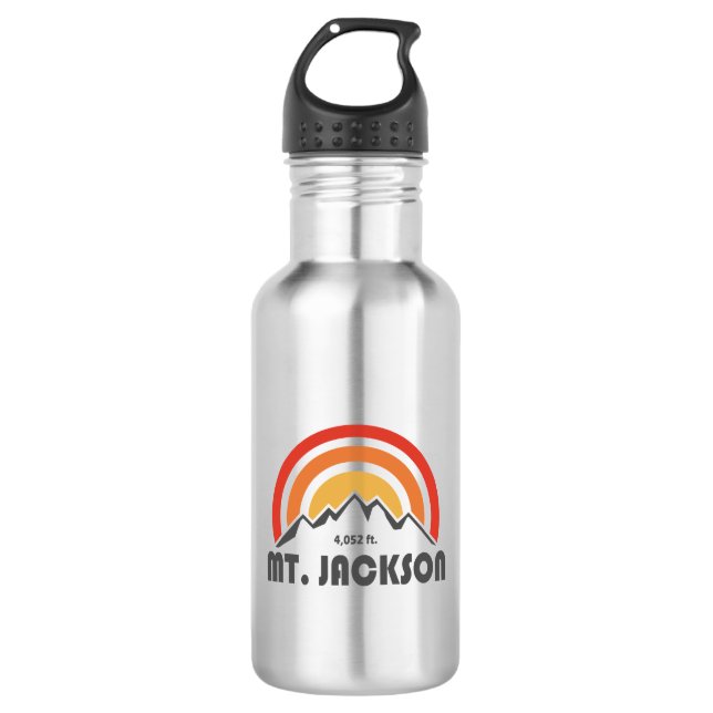Mt. Jackson New Hampshire 532 Ml Water Bottle (Front)