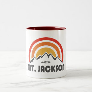 Mt. Jackson New Hampshire Two-Tone Coffee Mug