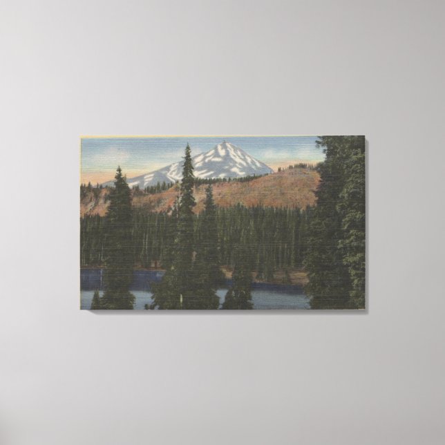 Mt. Jefferson, Oregon - View from Hunts Lake Canvas Print (Front)