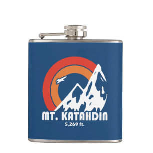 Mt. Katahdin Sun Eagle Hip Flask