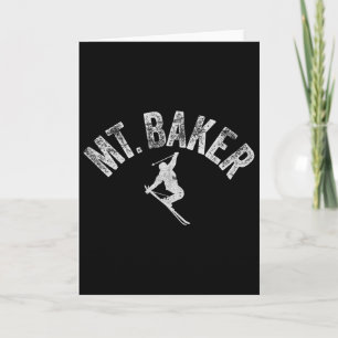 Mt Ker Ski Mount Ker Washington Skiing Cool Winter Card