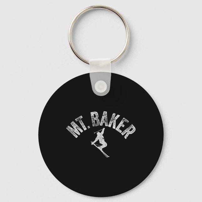 Mt Ker Ski Mount Ker Washington Skiing Cool Winter Key Ring (Front)