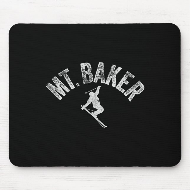 Mt Ker Ski Mount Ker Washington Skiing Cool Winter Mouse Mat (Front)