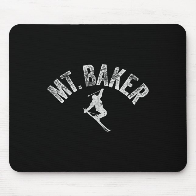 Mt Ker Ski Mount Ker Washington Skiing Cool Winter Mouse Mat (Front)
