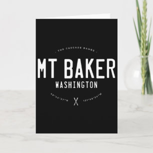 Mt. Ker Washington Graphic Distressed Vintage Ski Card