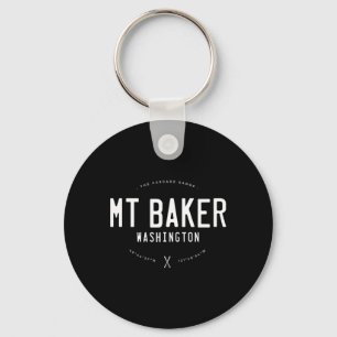 Mt. Ker Washington Graphic Distressed Vintage Ski Key Ring