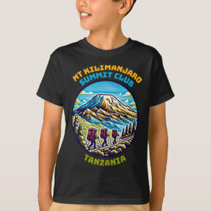 Mt Kilimanjaro Summit Club Tanzania Africa's Highe T-Shirt