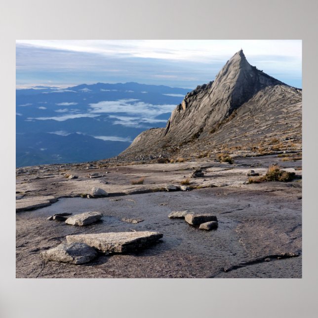 mt kinabalu borneo poster (Front)