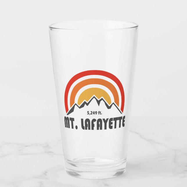 Mt. Lafayette New Hampshire Glass (Front)