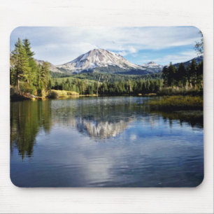 Mt. Lassen From Manzanita Lake Mouse Mat