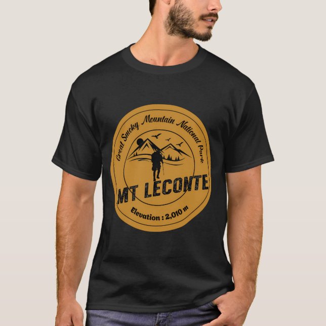  Mt Leconte Great Smoky Mountains   T-Shirt (Front)