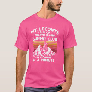 Mt Leconte Out of Breath Hiking Summit I'll Be The T-Shirt