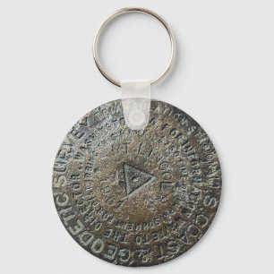 Mt. Lincoln Fourteener Benchmark Key Ring