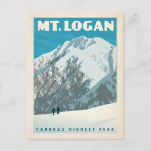 Mt. Logan, Canada Postcard