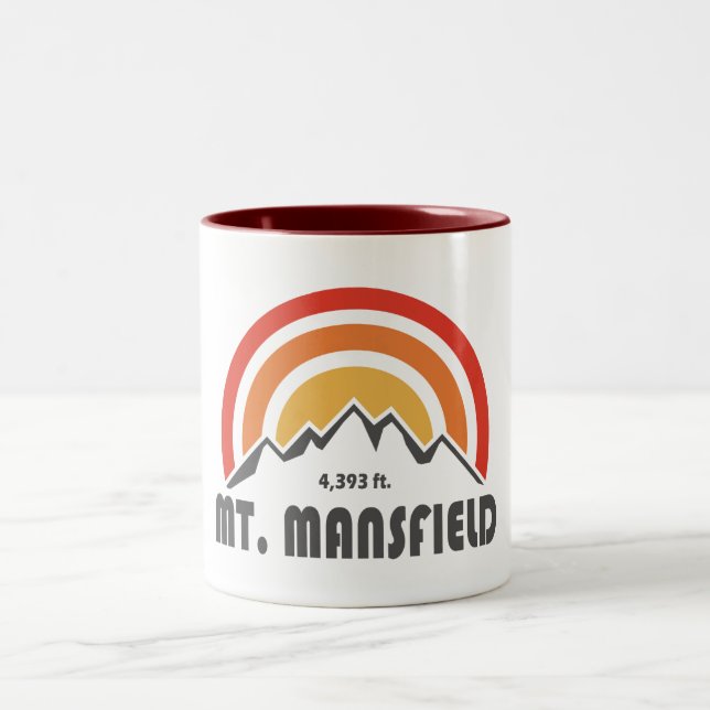 Mt. Mansfield Two-Tone Coffee Mug (Center)