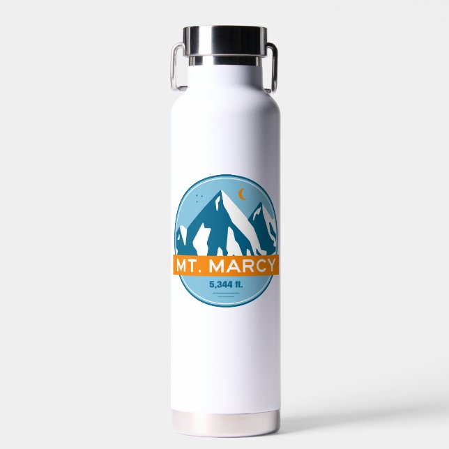 Mt. Marcy New York Stars Moon Water Bottle (Front)
