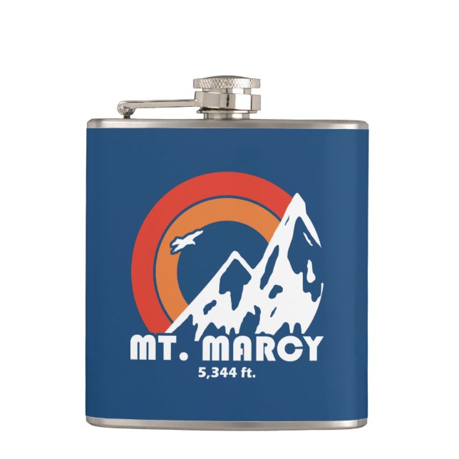 Mt. Marcy Sun Eagle Hip Flask (Front)