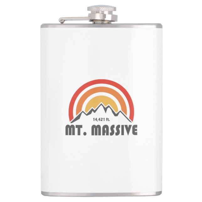 Mt. Massive Hip Flask (Front)