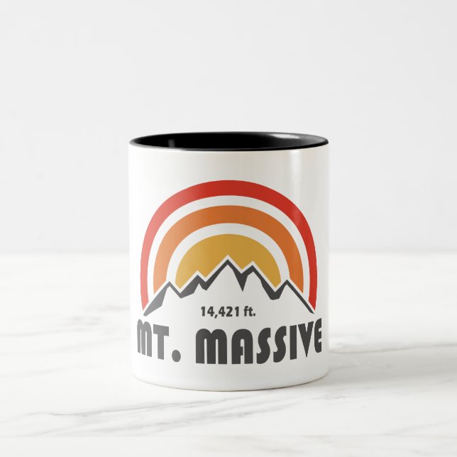 Mt. Massive Two-Tone Coffee Mug (Center)
