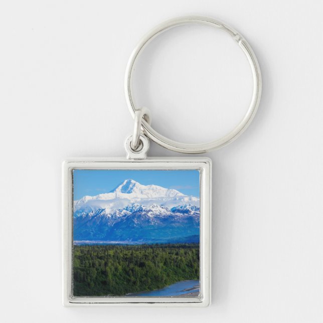 Mt. McKinley Alaska Key Ring (Front)