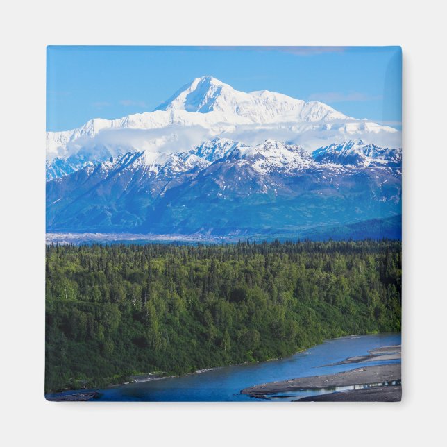 Mt. McKinley Alaska Magnet (Front)