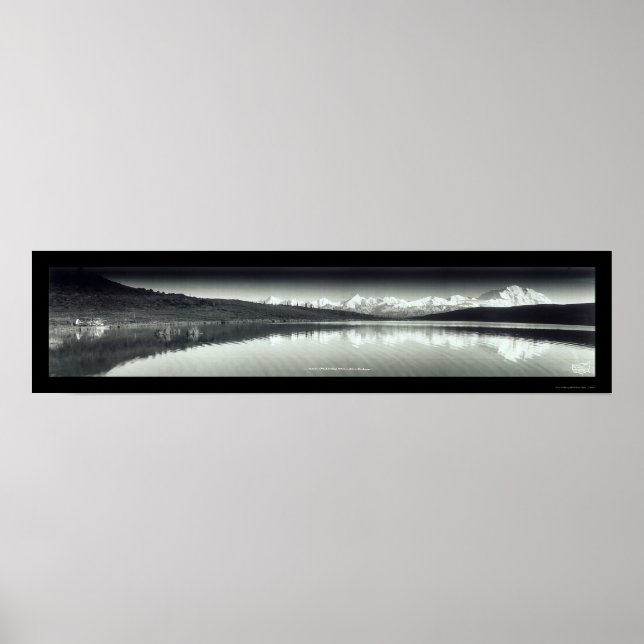 Mt McKinley Alaska Photo 1958 Poster (Front)