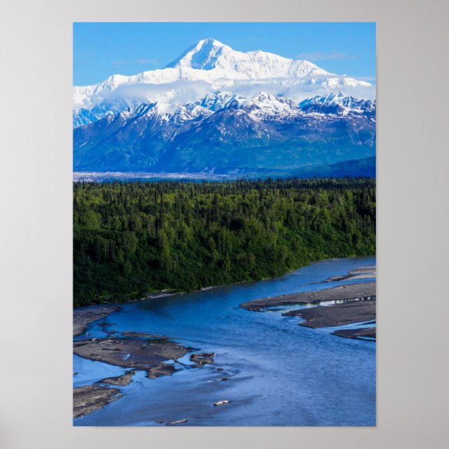 Mt. McKinley Alaska Poster (Front)