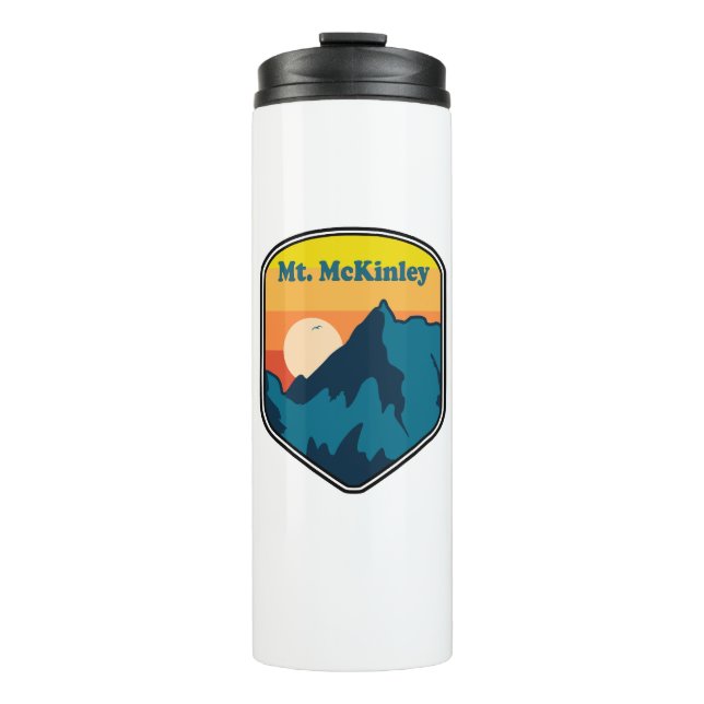 Mt. McKinley Alaska Sunrise Thermal Tumbler (Front)