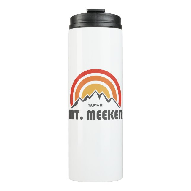 Mt. Meeker Colorado Thermal Tumbler (Front)
