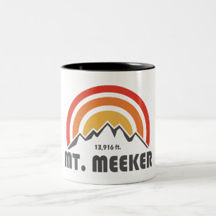 Mt. Meeker Colorado Two-Tone Coffee Mug
