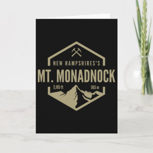 Mt. Monadnock Mountain Travel Card