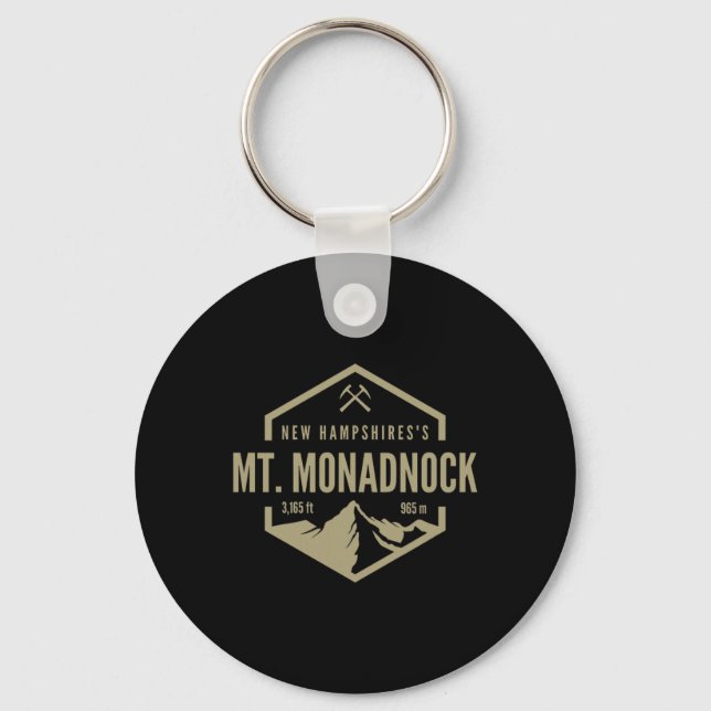 Mt. Monadnock Mountain Travel  Key Ring (Front)