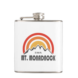 Mt. Monadnock New Hampshire Hip Flask