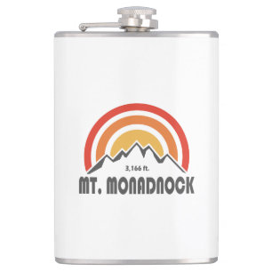 Mt. Monadnock New Hampshire Hip Flask