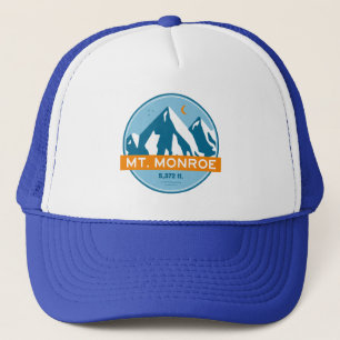 Mt. Monroe New Hampshire Stars Moon Trucker Hat