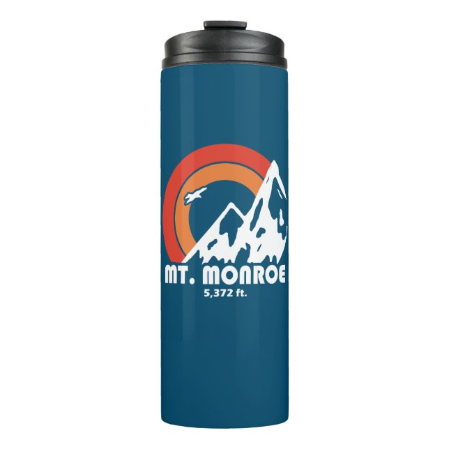 Mt. Monroe New Hampshire Sun Eagle Thermal Tumbler (Front)