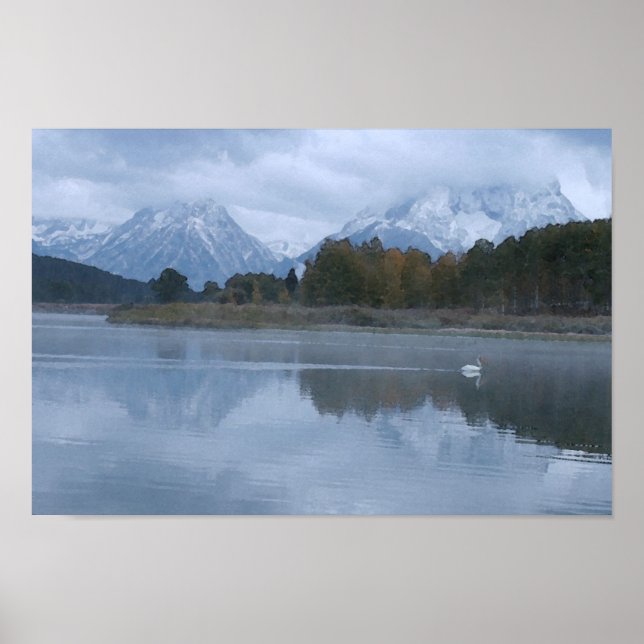 Mt. Moran Reflection Poster (Front)