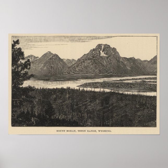 Mt Moran, Wyo Poster (Front)