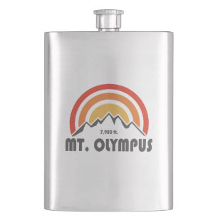 Mt. Olympus Hip Flask