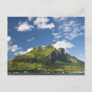 Mt. Otemanu and scenics of beautiful Bora Bora Postcard